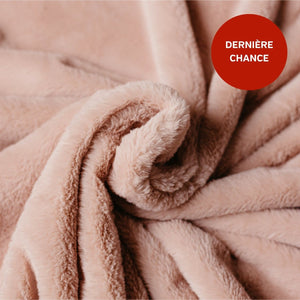 Housse fourrure pour couverture apaisante